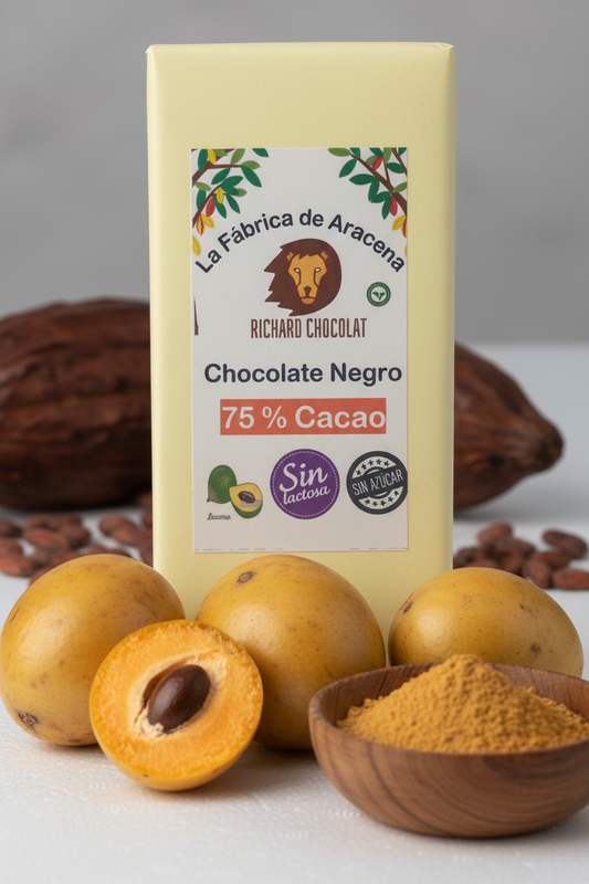 Chocolate Negro 75% con Lúcuma - Richard Chocolat