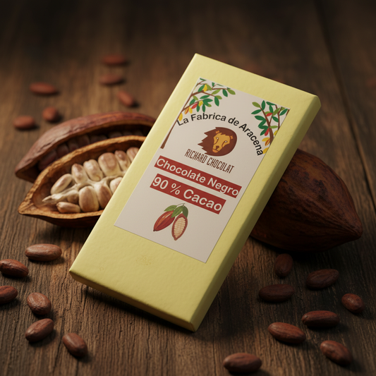 Chocolate Negro 90% Cacao Ecológico Kampura - La Fábrica de Aracena